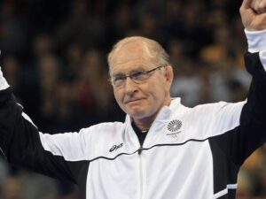 Dan Gable. Wrestling coach